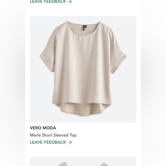 Vero Moda
Merle Short Sleeved Top Stitch Fix - Picture 1 of 3